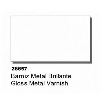 60ml Bottle Gloss Metal Varnish - Vallejo