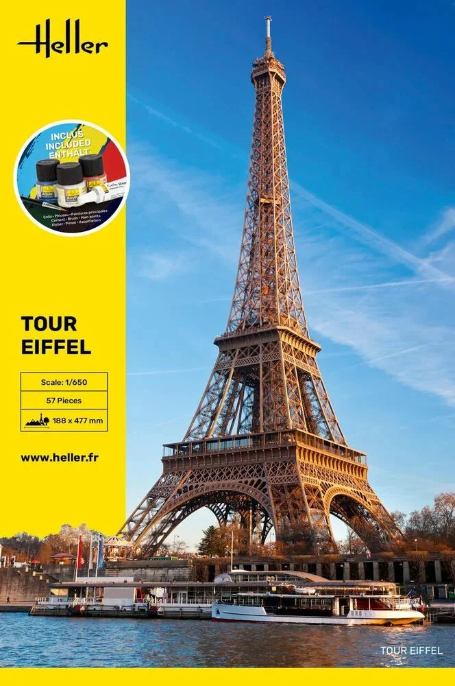 1/650 Heller Eiffel Tower STARTER KIT