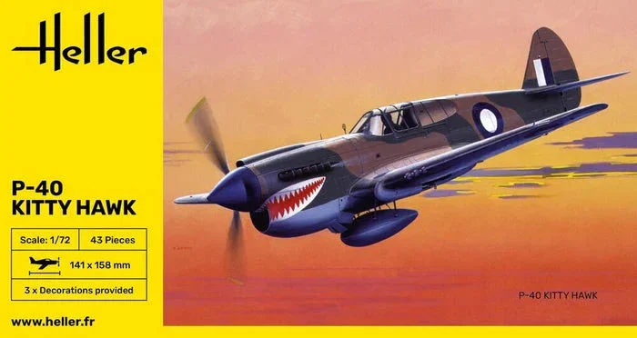 1/72 Heller P-40 Kitty Hawk