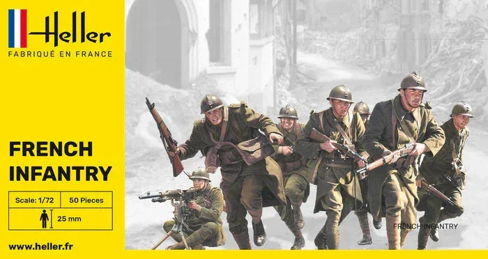 1/72 Heller WWII French Infantry
