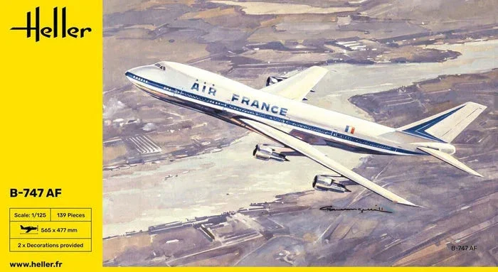 1/125 Heller B-747 Air France