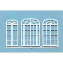 Plastruct O 1:48 Windows/French Doors Flt (1 per pack)