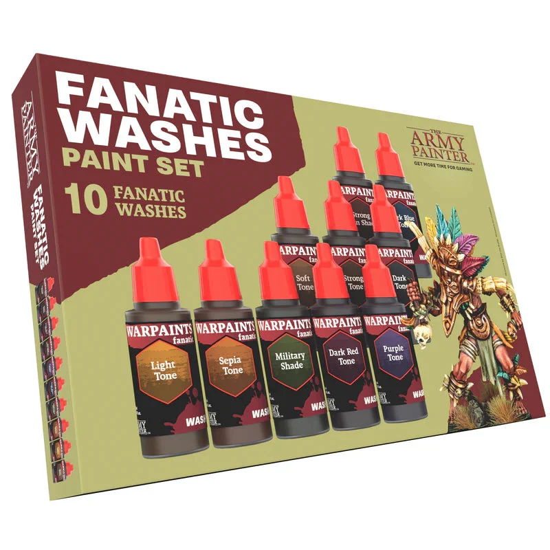 Army Painter Fanatic Washes Paint Set - WP8068