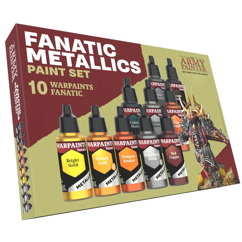 Army Painter Fanatic Metallics Paint Set - WP8069