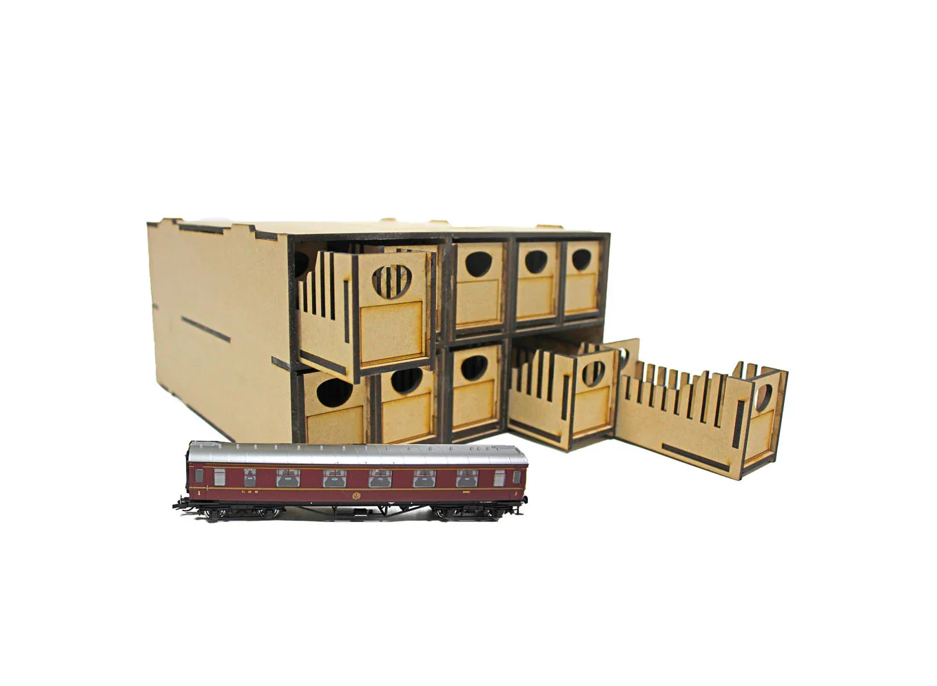 Peco Loco Storage Box 10 Drawers - WSLC021