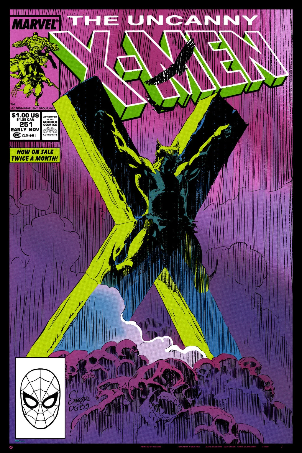 Uncanny X-Men #251 Poster