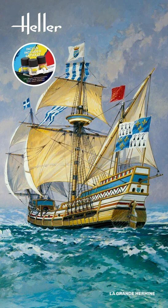 1/150 Heller La Grande Hermine STARTER KIT