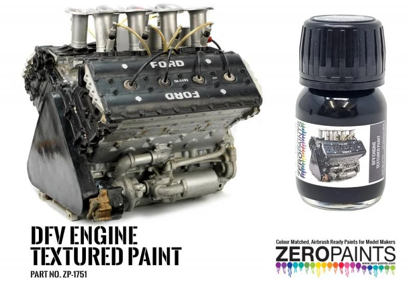 Zero Paints DFV Engine Textured Paint - 30ml