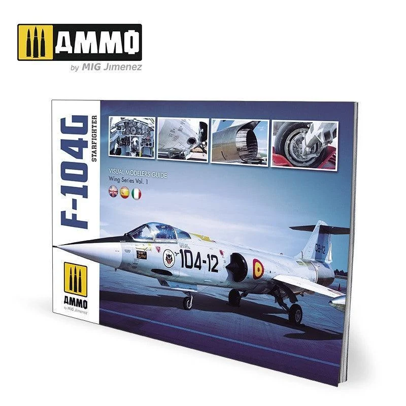 A.Mig-6004 F-104G Starfighter - VISUAL MODELERS GUIDE (English, Castellano, Italiano)