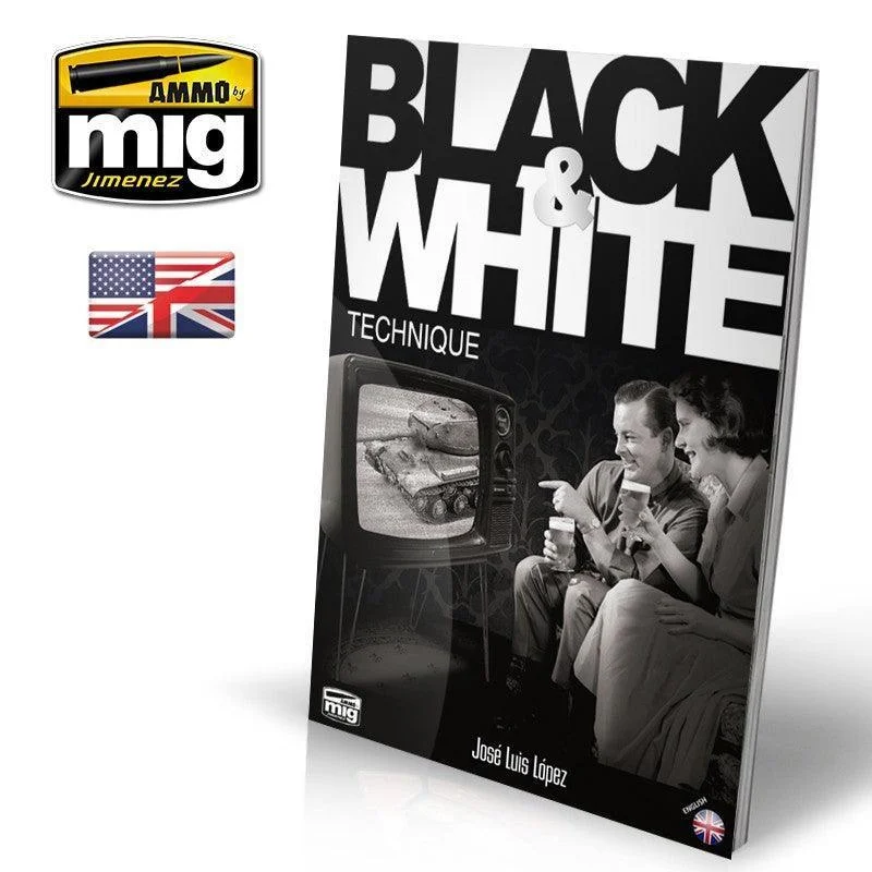 A.Mig-6016 Black & White Technique (English)