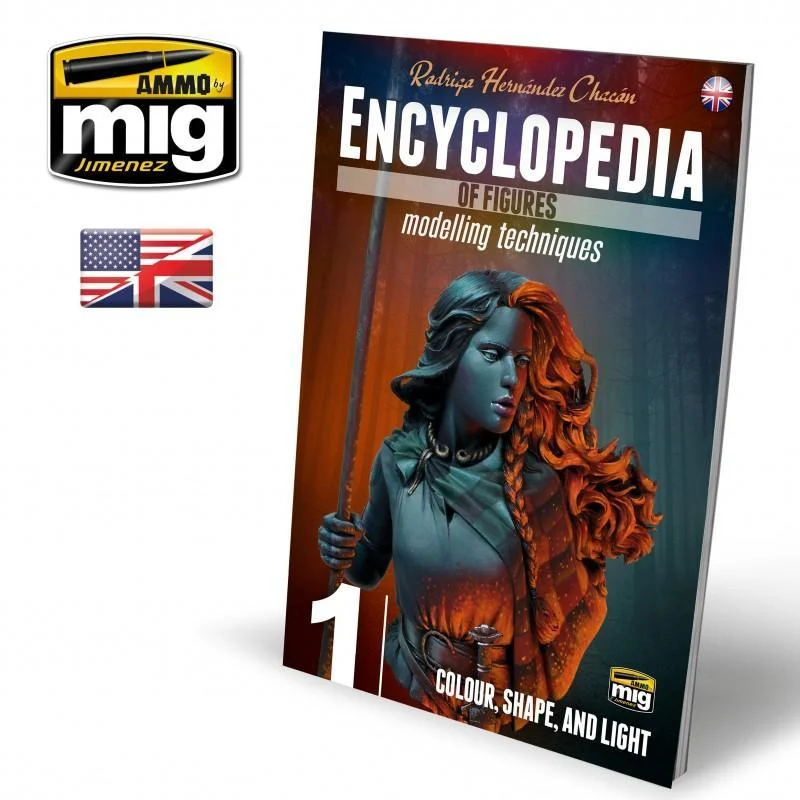 A.Mig-6221 ENCYCLOPEDIA OF FIGURES MODELLING TECHNIQUES - Vol. 1 Colour, Shape, and Light (English)