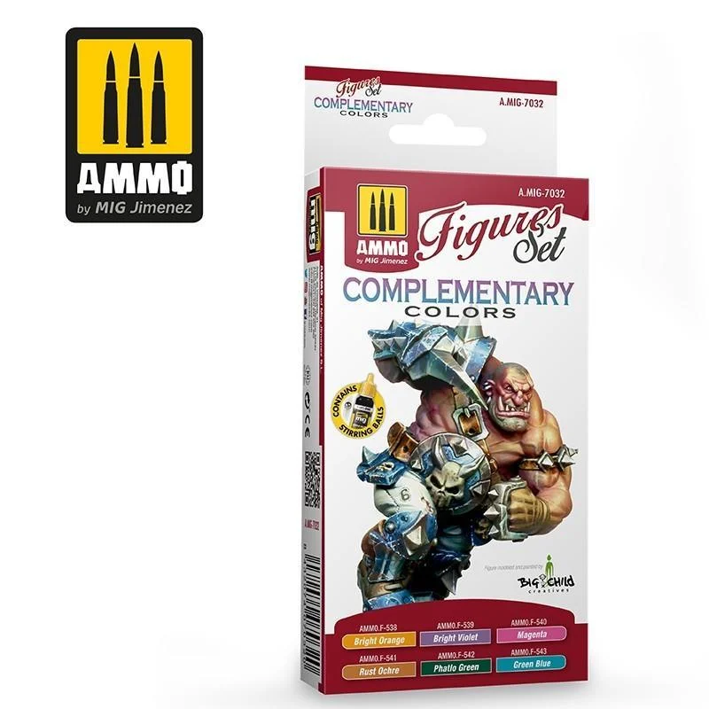 A.Mig-7032 Complementary Colors Figures Set