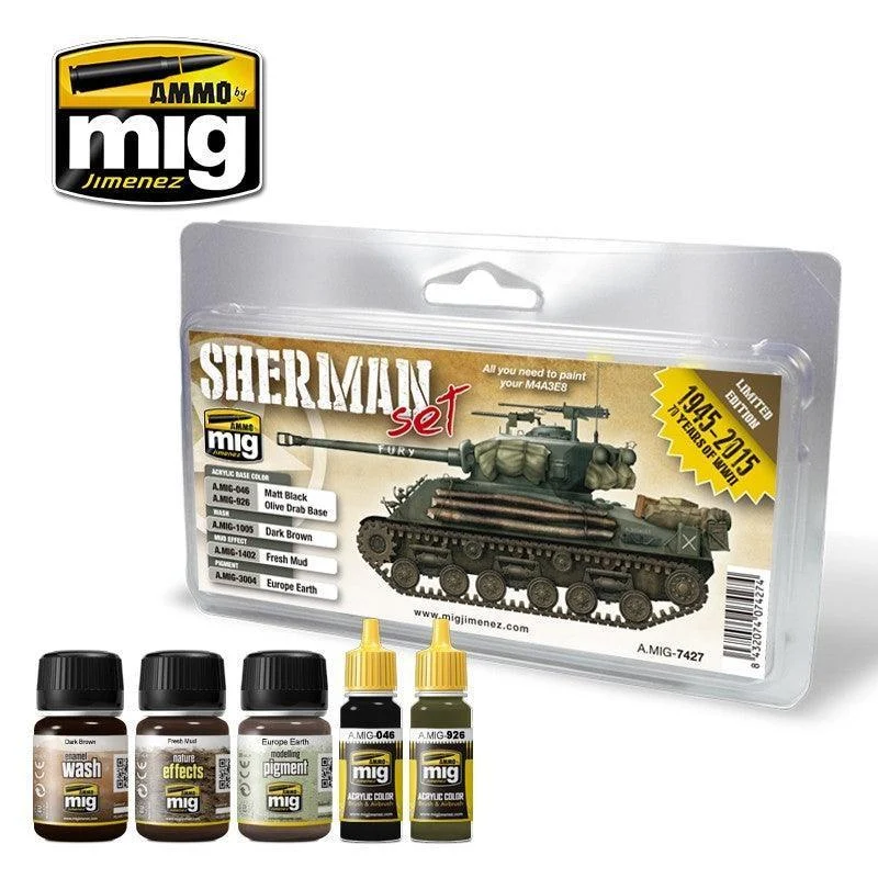A.Mig-7427 "Fury" Sherman Set