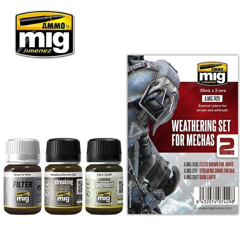 A.Mig-7429 Weathering Set for Mechas