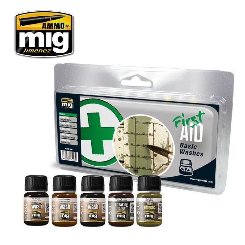 A.Mig-7447 FIRST AID Basic Washes