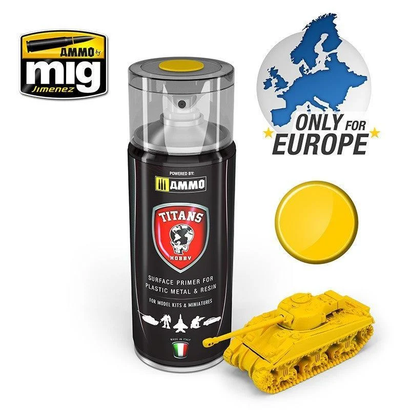A.Mig-TTH104 TITANS HOBBY Imperial Yellow Matt Primer
