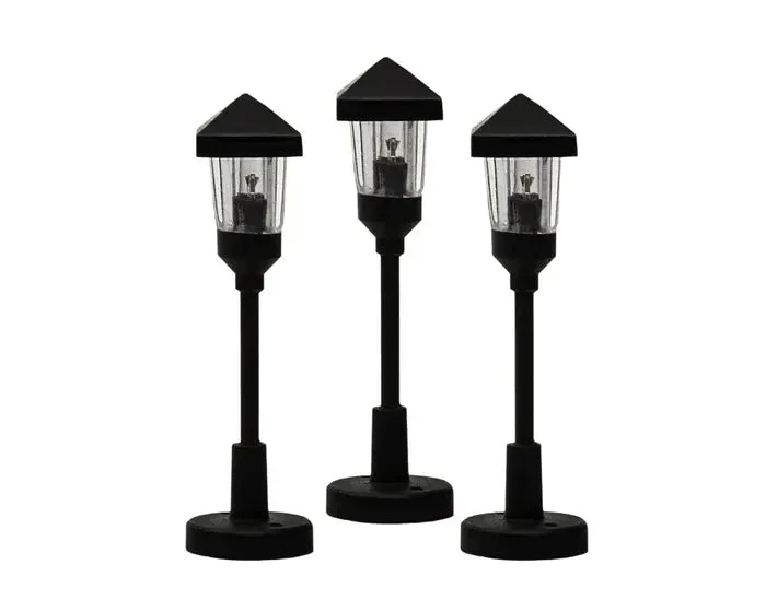 Lionel HO Gas Lamps - Clear (3 pack)