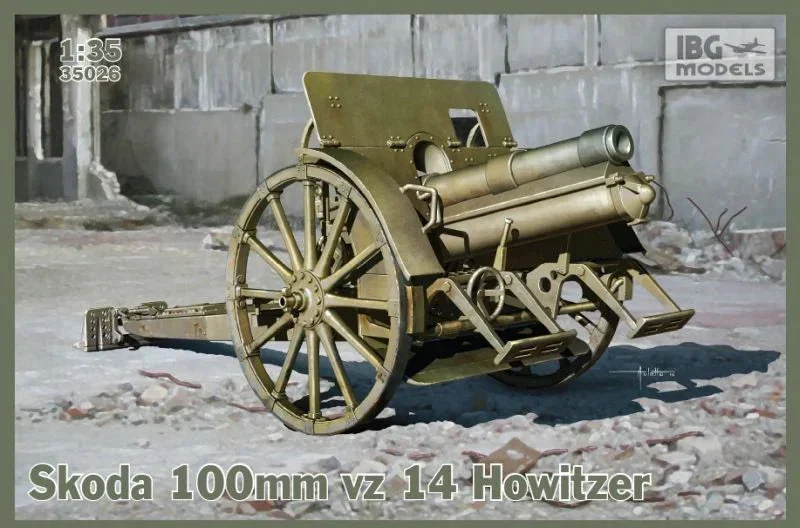 1/35 IBG Model Skoda 100mm vz 14 Howitzer 35026 - IBG Models