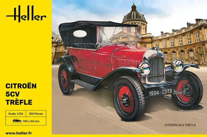 1/24 Heller Citroen 5CV Trefle
