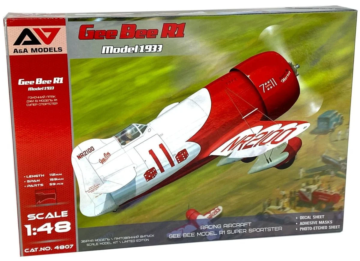 A&A Models 1/48 A&A Gee Bee R1 (1933 version)