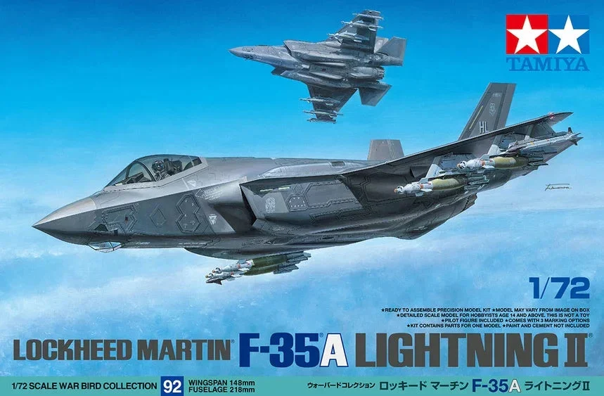 1/72 Tamiya Lockheed Martin F-35A 60792