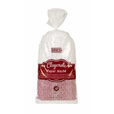 American Art Clay AAC41810B Claycrete Paper Mache 1 lbs Bag