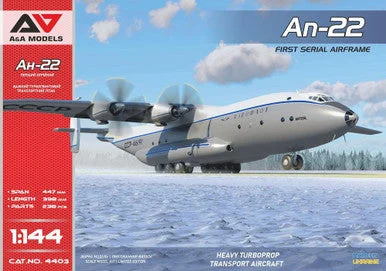 1/144 A&A Models An-22 turboprop transporter (1st serial airframe) - PREORDER