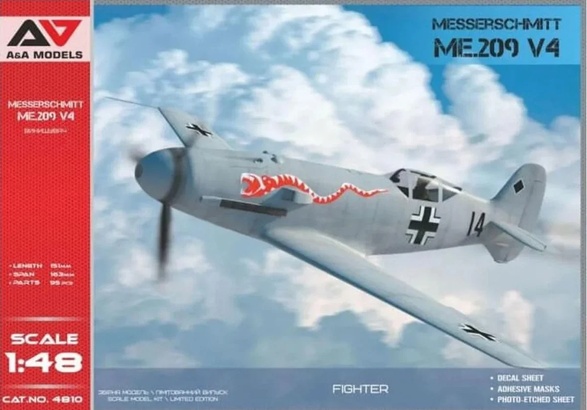1/48 A&A Models Me.209 V-04 High-Speed Prototype