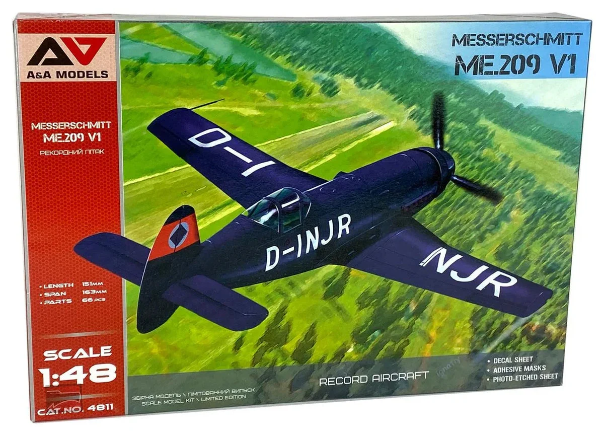 1/48 A&A Models Me.209 V-01 High-Speed Prototype