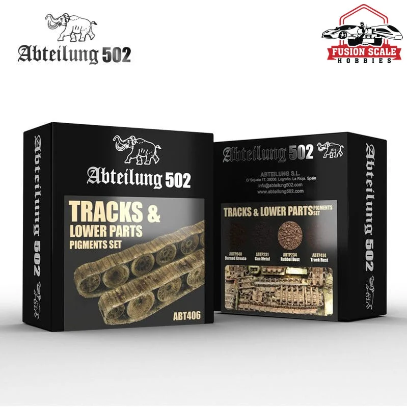 Abteilung 502 Tracks & Lower Parts Pigments Set ABT406