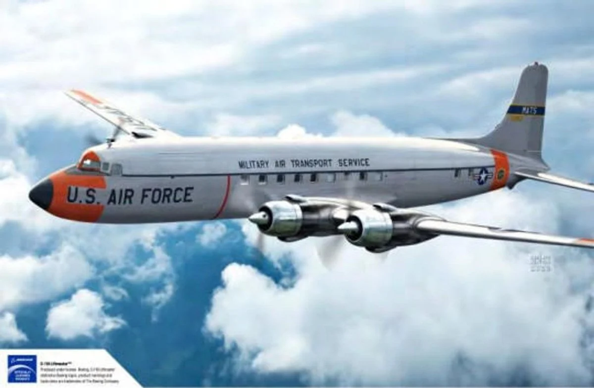 Academy 1/144 Academy C-118 Liftmaster USAF Plastic Model Kit