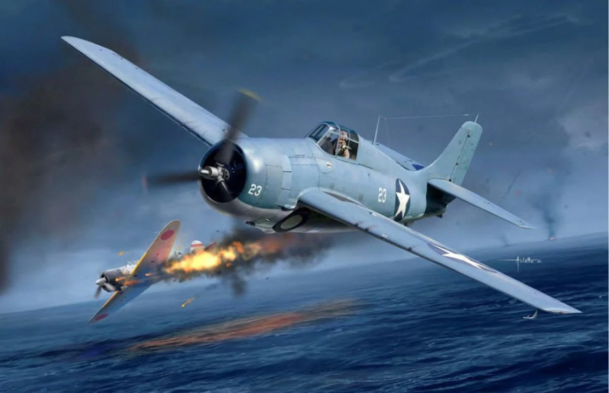Academy 1/48 Academy F4F-4 Wildcat Battle of Midway