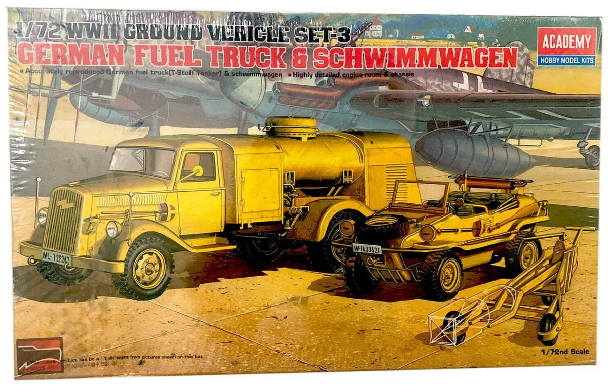 Academy 1/72 Academy German Fuel Tank & SchwimmWagen