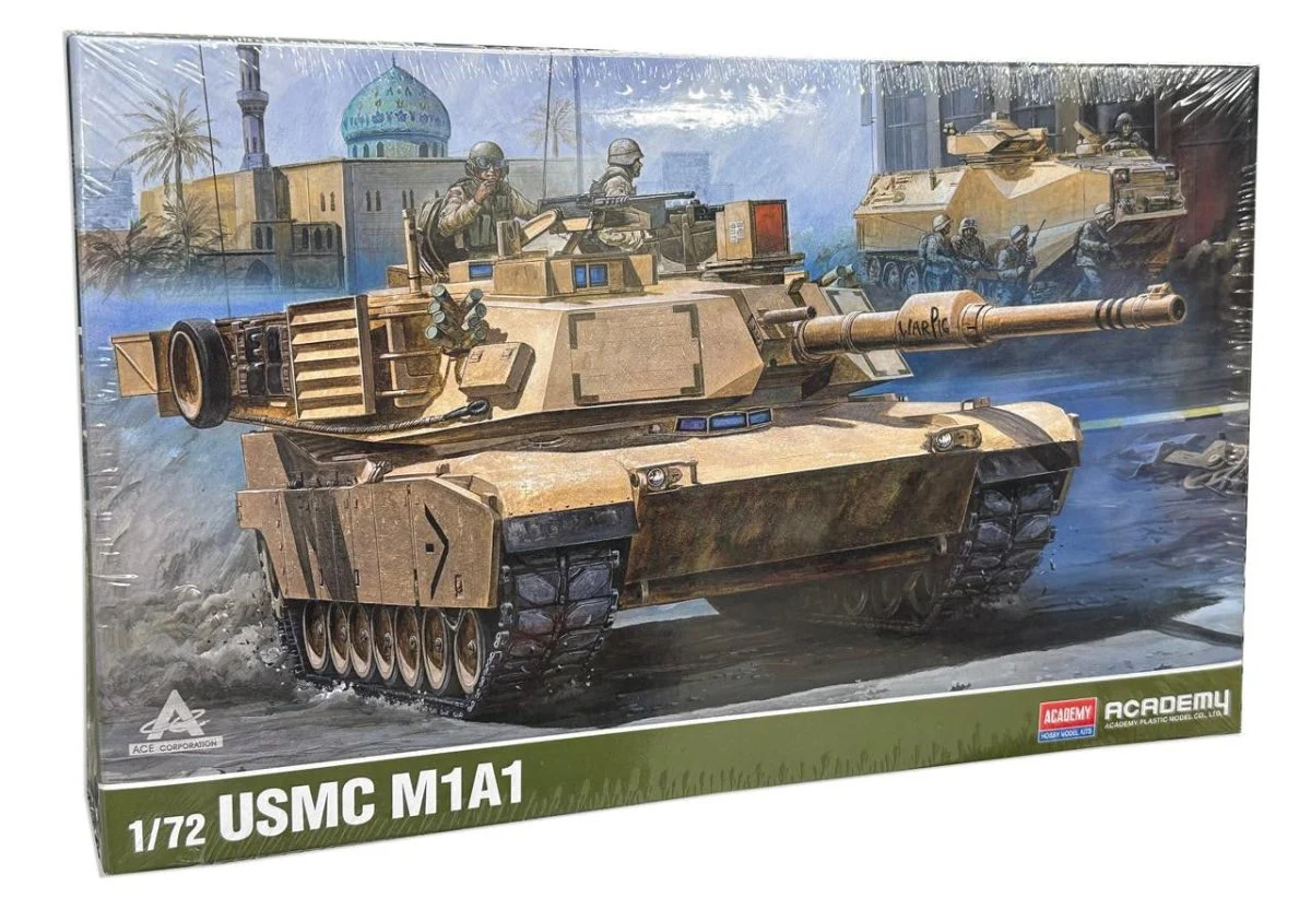 Academy 1/72 Academy USMC M1A1 Abrams Tank Plastic Model Kit