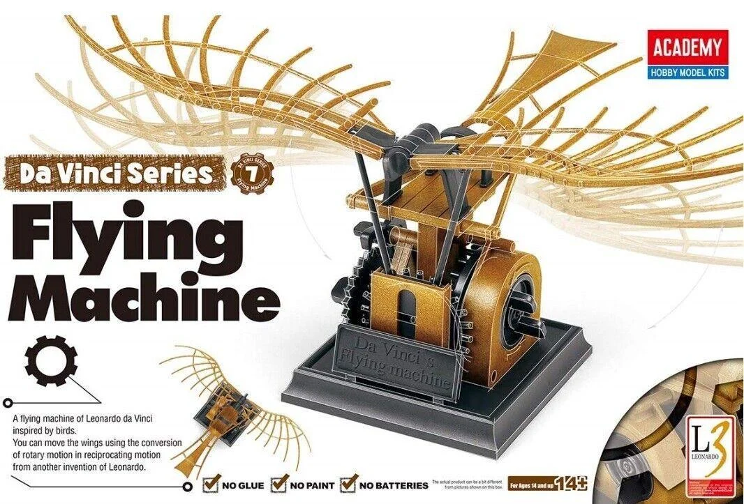 Academy Da Vinci Series Flying Machine 18146 - Academy Models