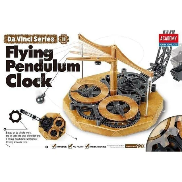 Academy Da Vinci Series Flying Pendulum Clock 18157 - Academy Models