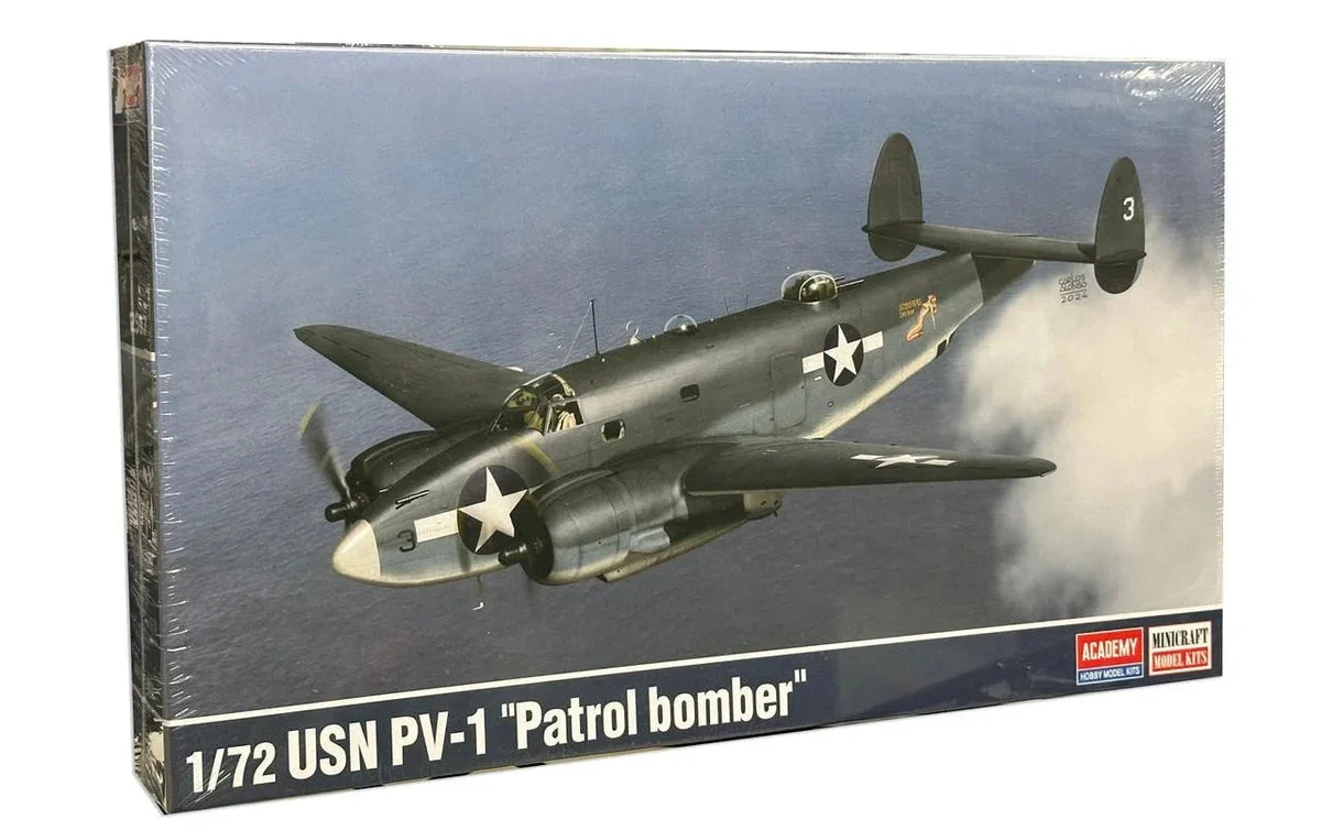 1/72 Academy USN PV-1 Patrol Bomber Plastic Model Kit