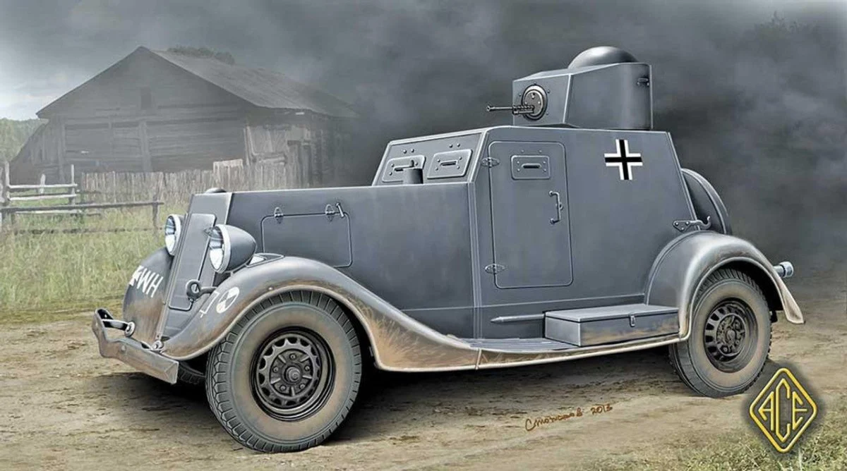 ACE Model 1/48 ACE Models Ba-20 (cylindrical turret)