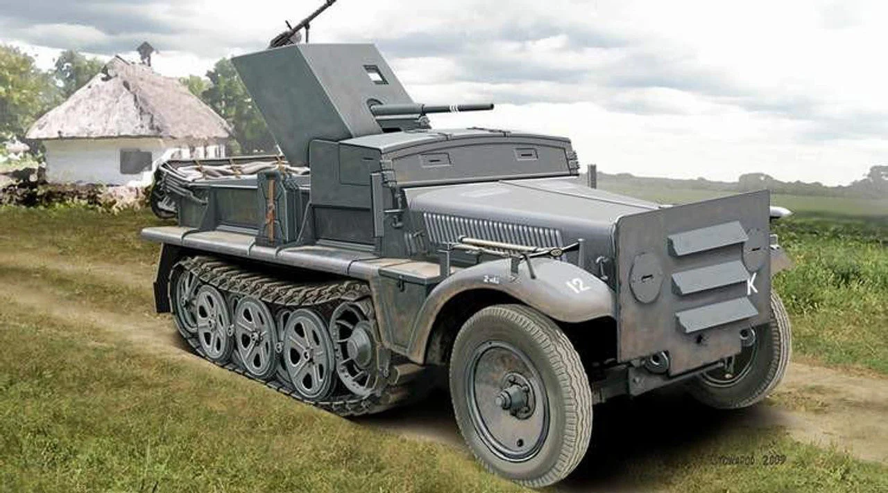 ACE Model 1/72 ACE Models 37mm PaK 35/36 auf Sd.Kfz 10