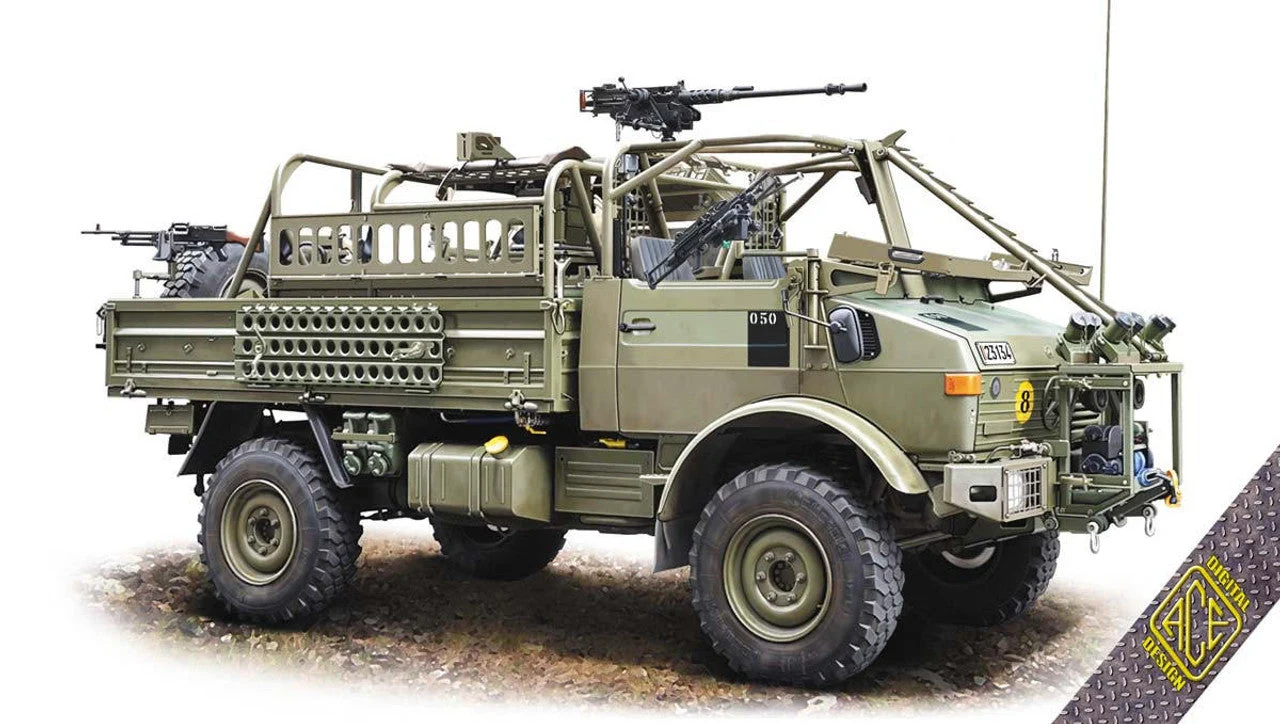 ACE Model 1/72 ACE Models JACAM 4x4 Unimog for long-range patrol missions