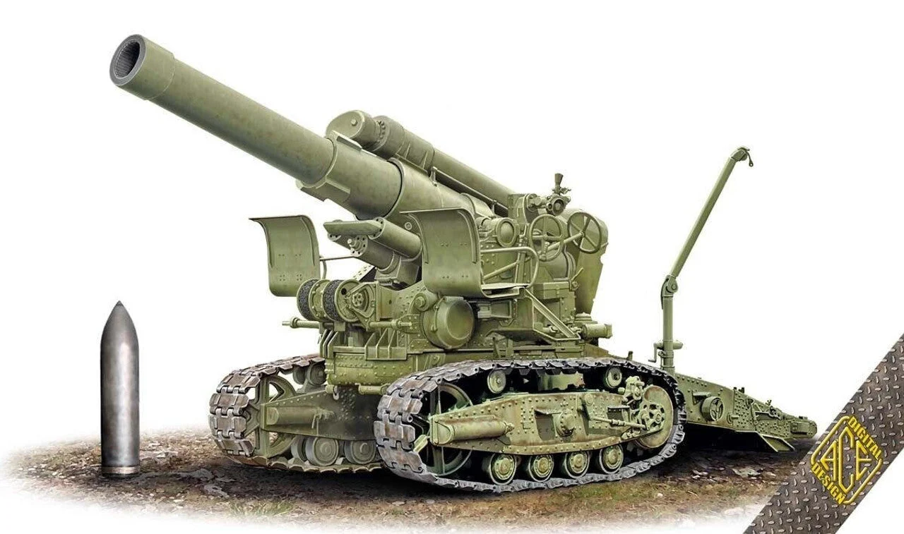 ACE Model 1/72 Ace Br-5 Soviet 280mm heavy mortar