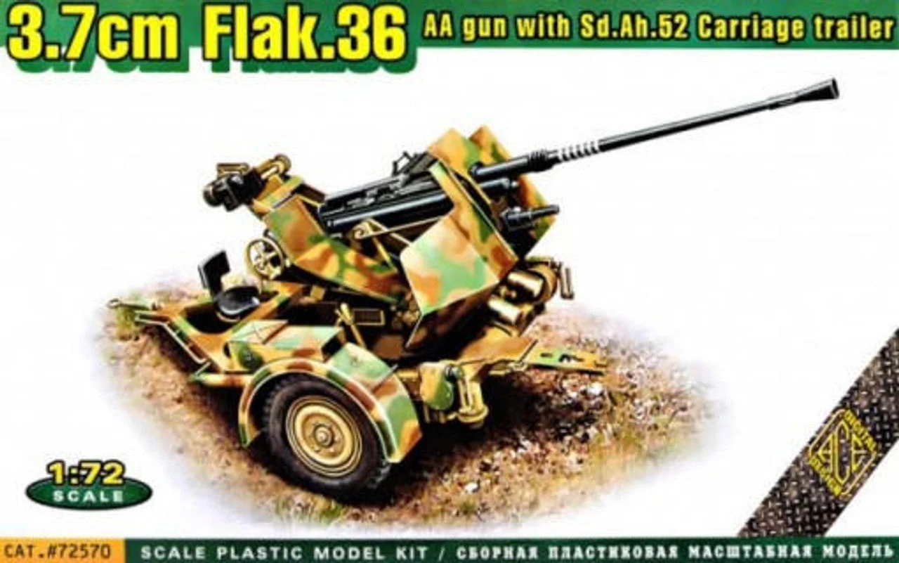 ACE Model 1/72 ACE Models 3.7cm Flak 36/37