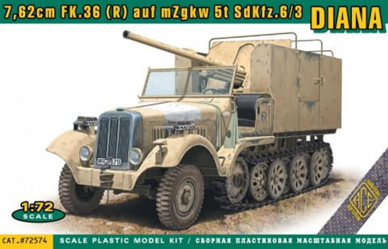 ACE Model 1/72 ACE Models 7.62cm FK.36 (R) auf mZgkw 5t