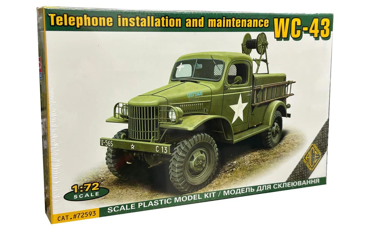 ACE Model 1/72 ACE Models WC-43 (T-215) tele.maintenance 1/2 ton truck - Plastic Model Kit