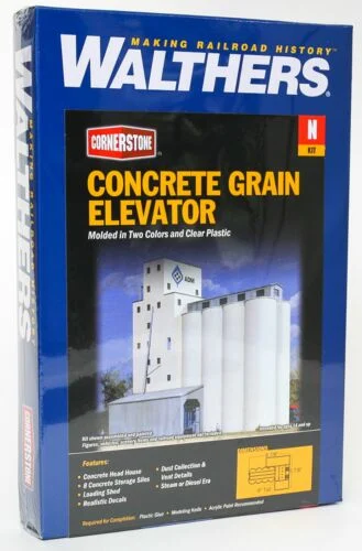 Walthers Cornerstone N Scale ADM Grain Elevator