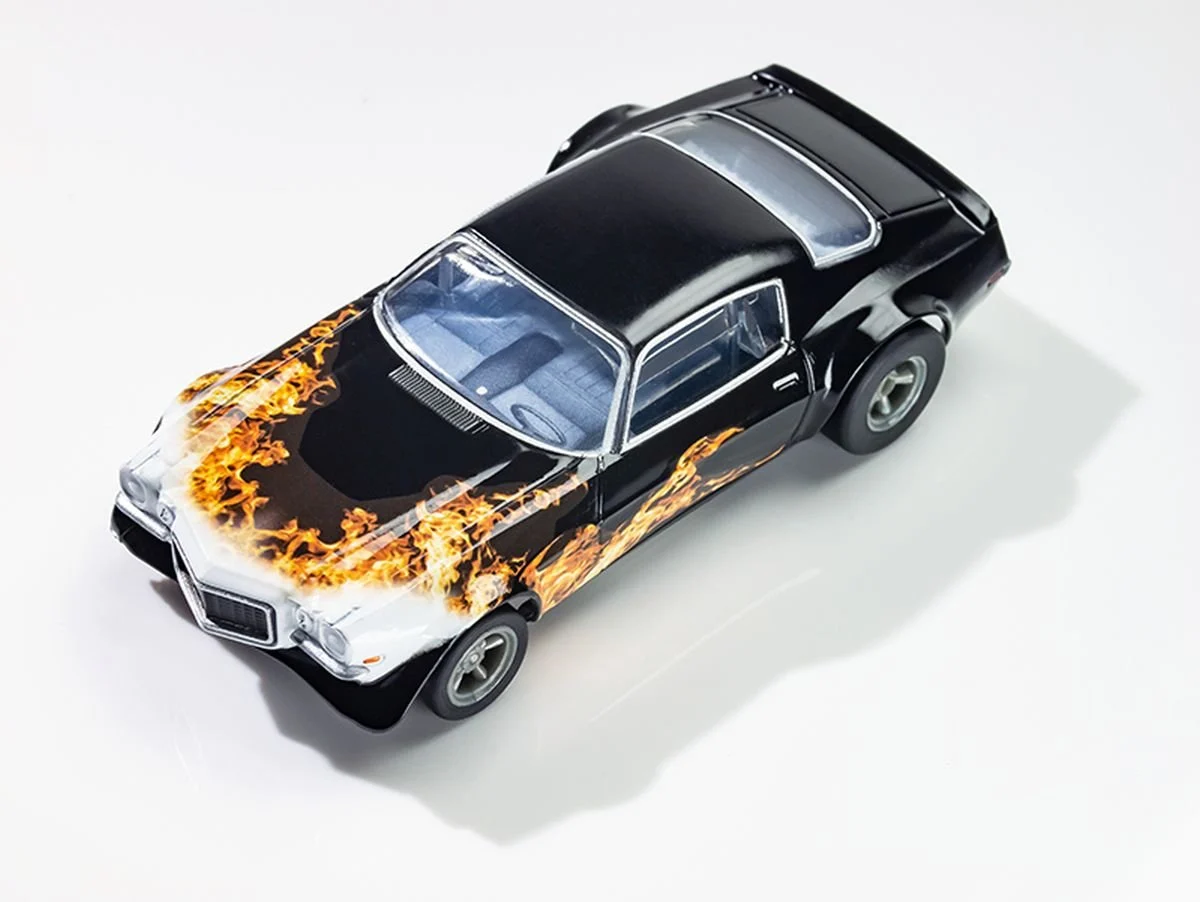 AFX Camaro 1970 Wildfire Blk/Yel/Org