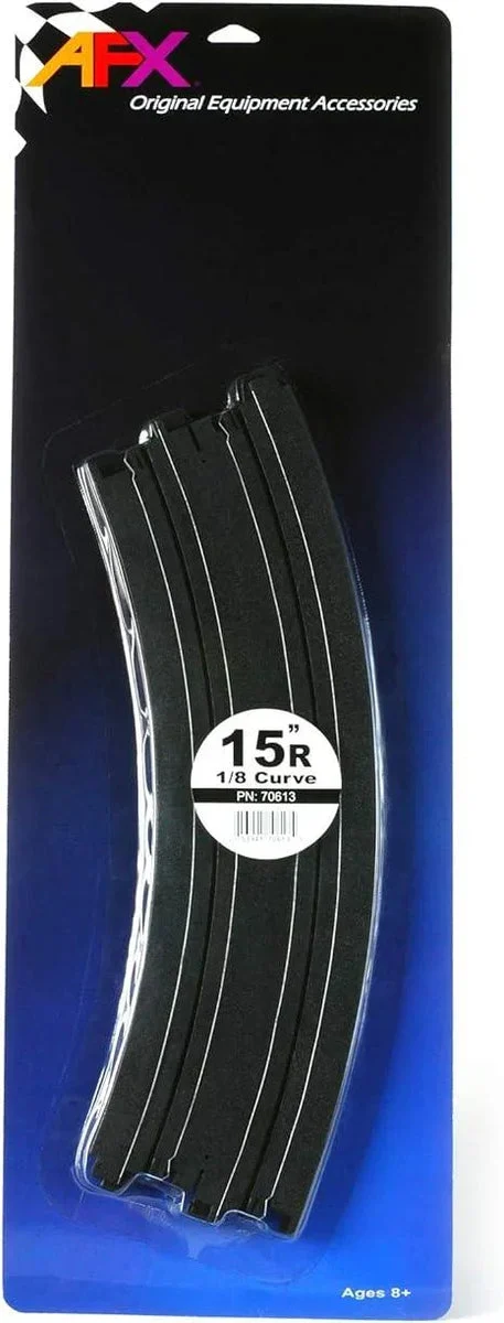 AFX CURVE TRACK – 15″ 1/8R 70613