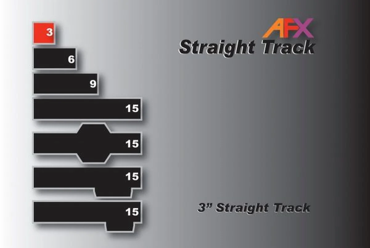 AFX Track Straight-3" Pr.