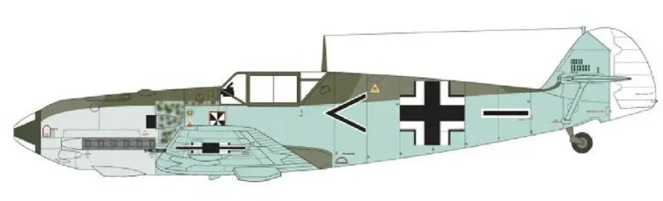1/48 Airfix Messerschmitt Bf109E-3/E-4 Fighter Plastic Model Kit