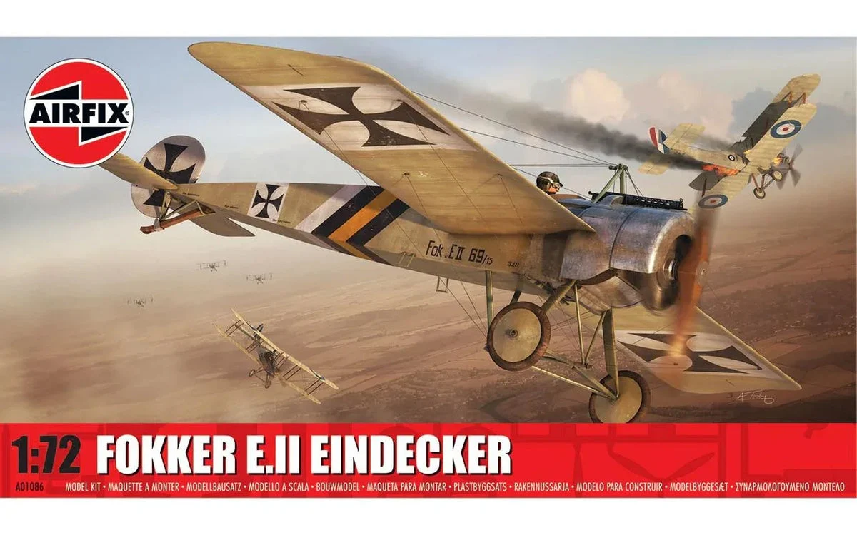 1/72 Airfix Fokker E.II Eindecker Plastic Model Kit